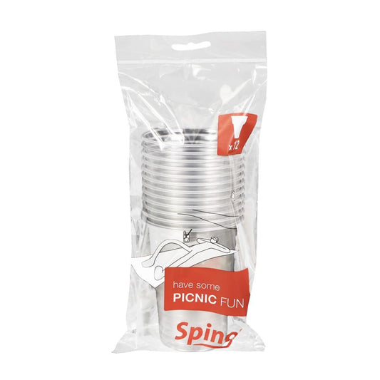 JAUNUMS! Glāzes, PET plastmasas, 400 ml, 12 gab. Image