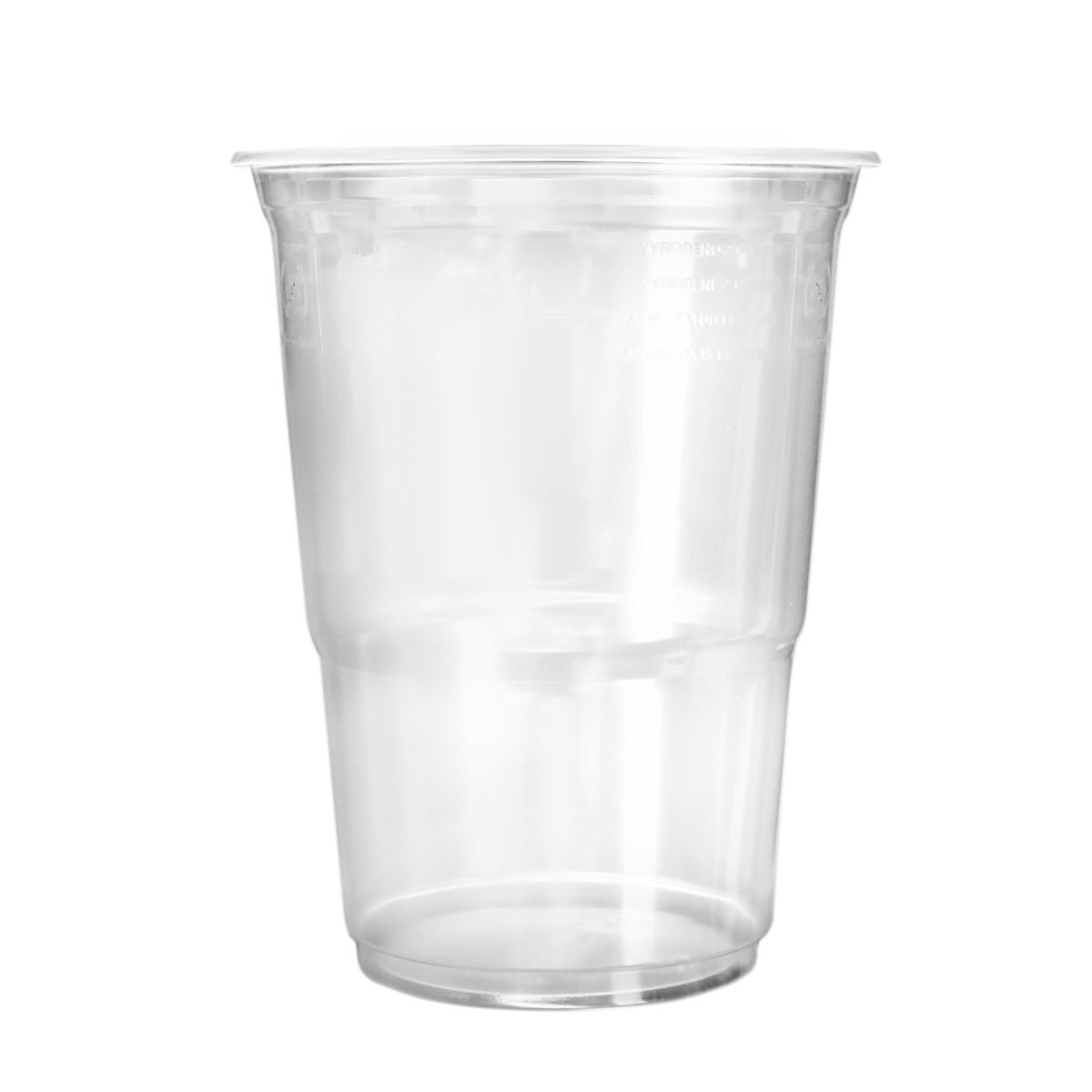 JAUNUMS! Glāzes, PET plastmasas, 400 ml, 12 gab. Image