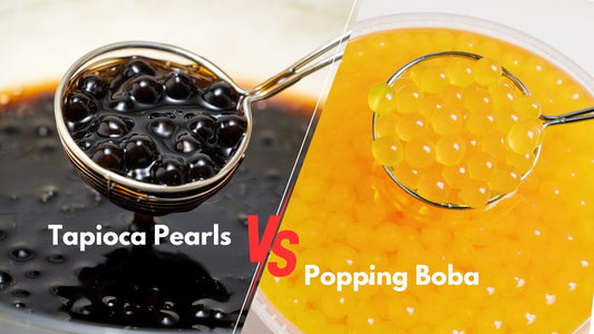 Tapiokas pērles un popping boba: Kāda ir atšķirība?