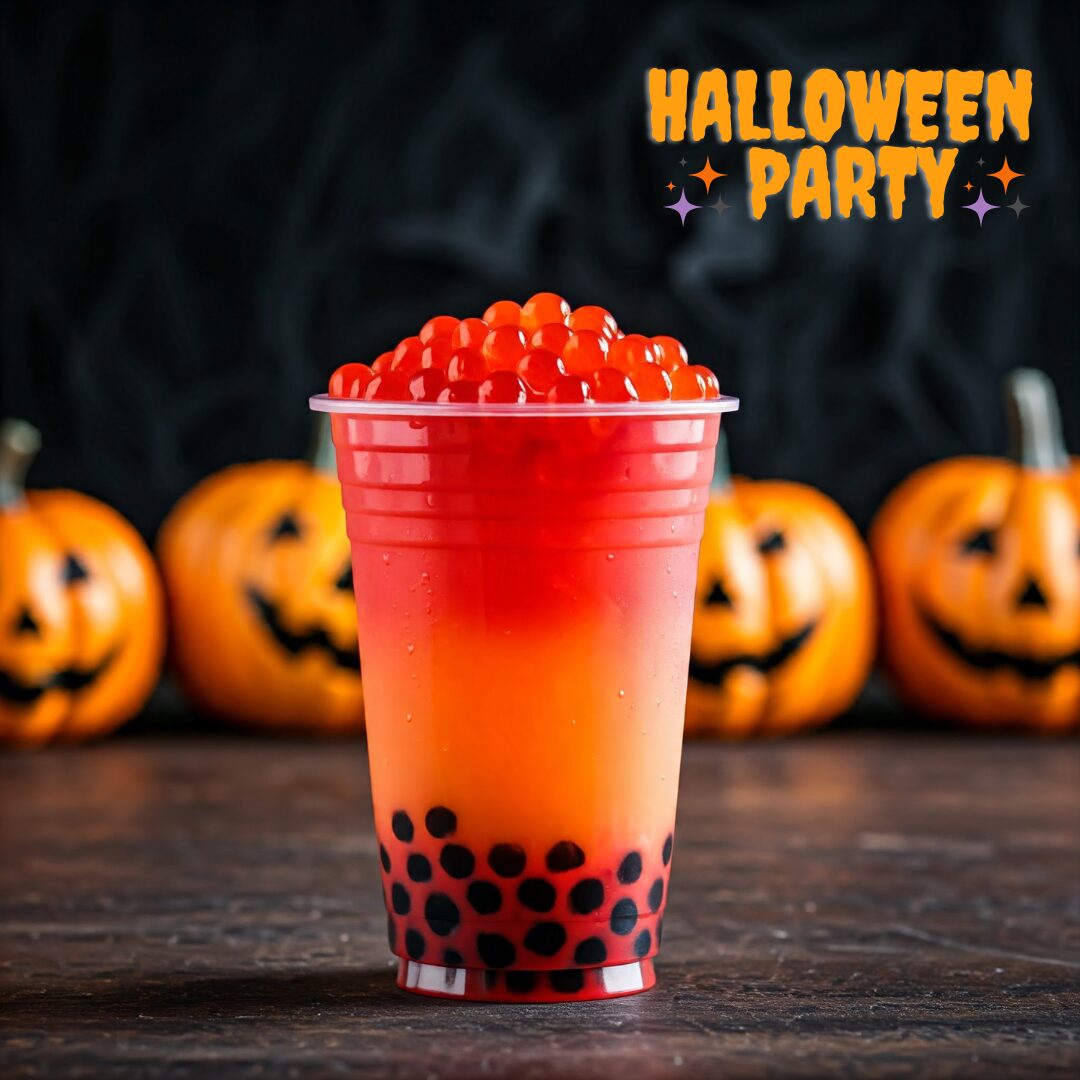 The secret to a successful Halloween party revealed: Bubble tea that w ...
