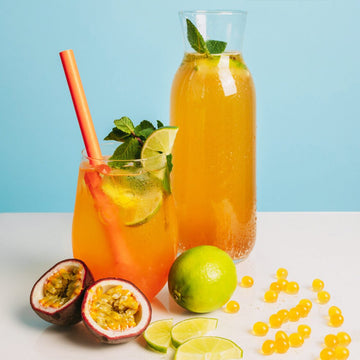 Passion fruit - zaļās jasmīnu tējas Burbuļtēja