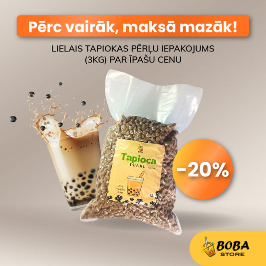 Tapiokas pērles, 3 kg