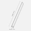 Glass straw for boba drinks