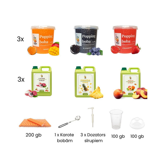 Lielais Komplekts Burbuļtējas pagatavošanai Image