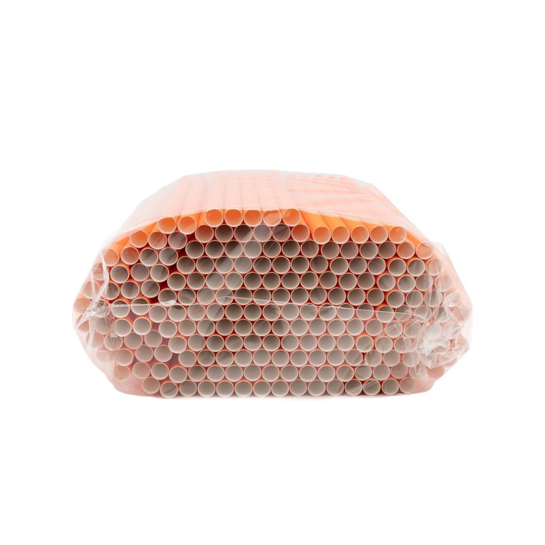 200 gab., Burbuļtējas Papīra Salmiņi, oranžā krāsā Image