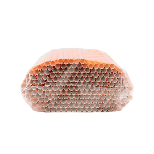 200 gab., Burbuļtējas Papīra Salmiņi, oranžā krāsā Image