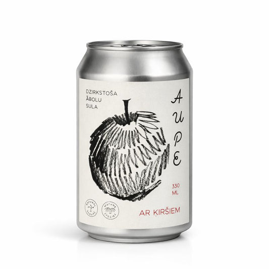 Mazgāzēta ābolu-ķiršu limonāde AUPE, 330 ml