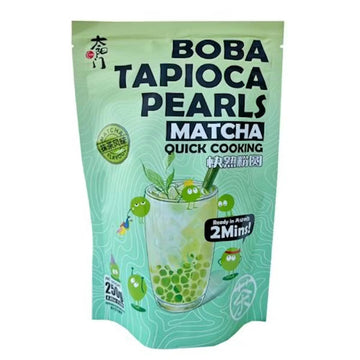 BOBA Tapiokas pērles Mača, 250g