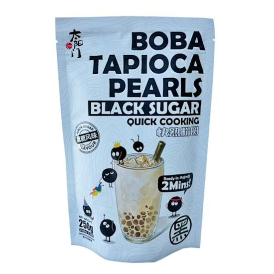 Quick cooking Tapioka pearls black_sugar