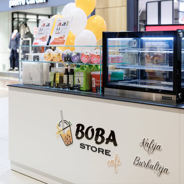 <strong>Boba Store</strong> <em>cafe</em>