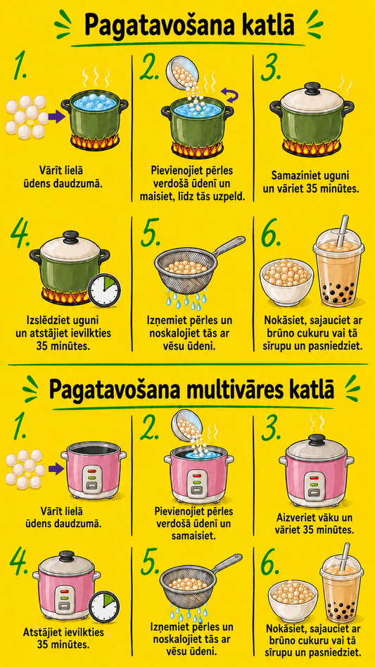 Tapioca pearls, 3 kg 